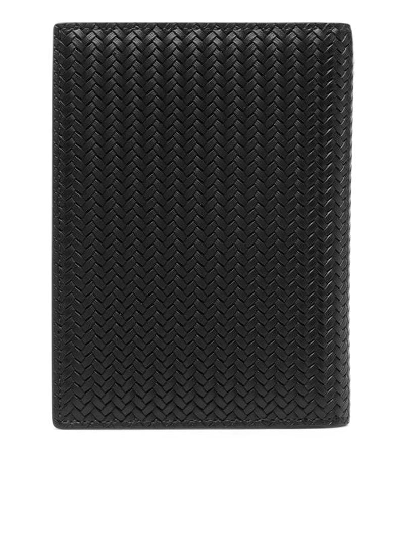Suitnegozi PORTAFOGLIO IN PELLE GOFFRATA CON PLACCA LOGO Latest stili