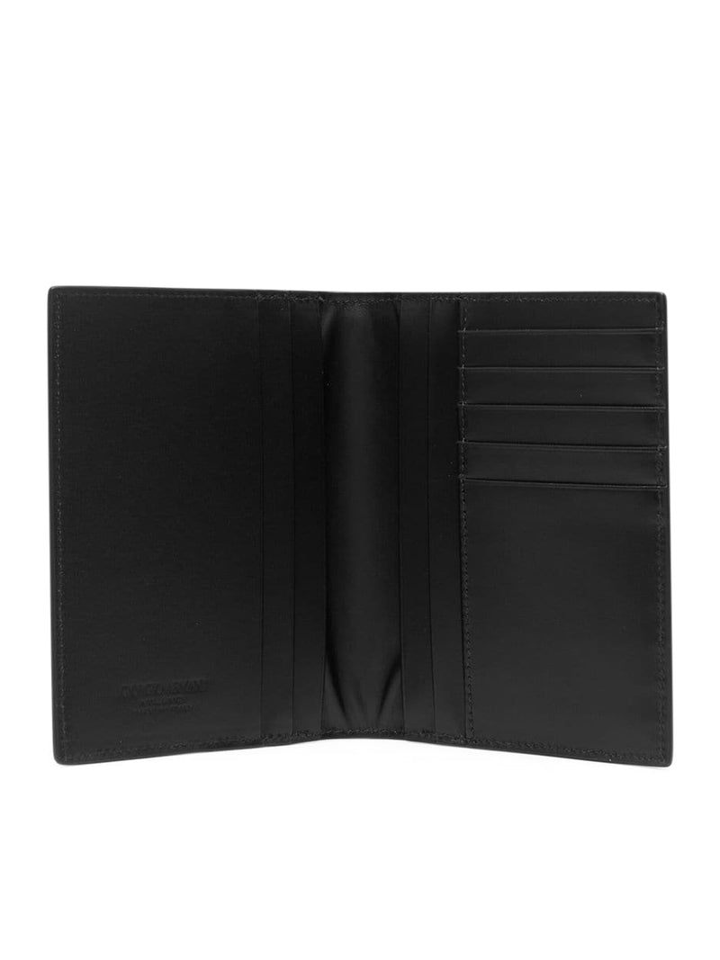 Suitnegozi PORTAFOGLIO IN PELLE GOFFRATA CON PLACCA LOGO Latest stili