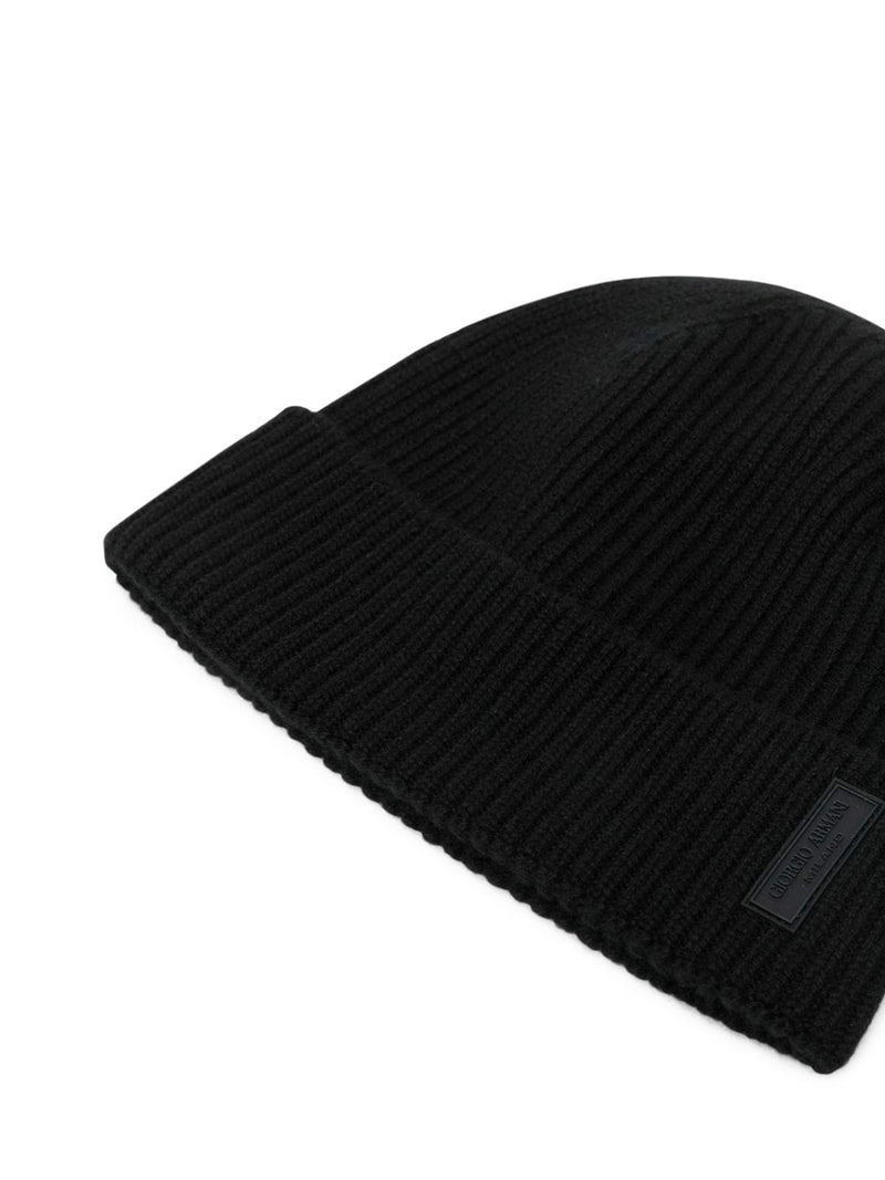 Suitnegozi CAPPELLO IN CASHEMERE CON PATCH LOGO Promozione temporanea