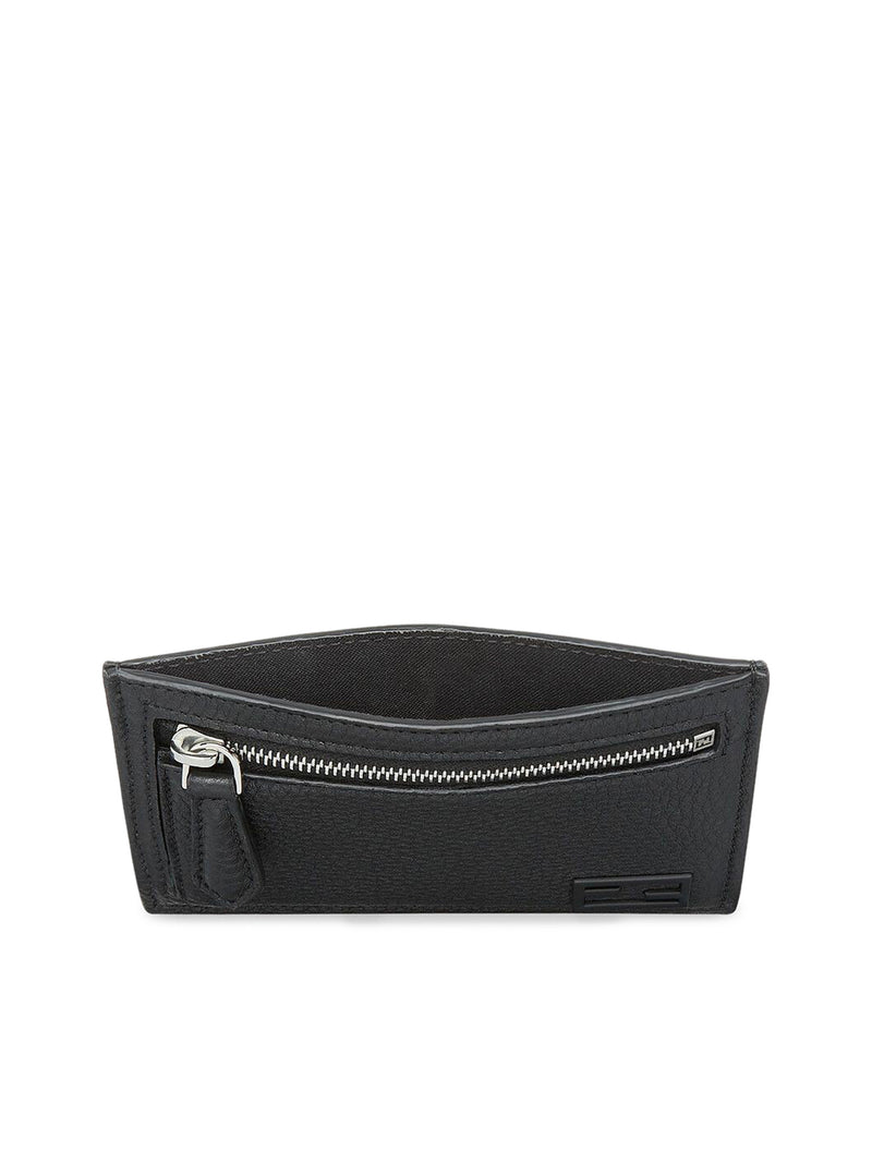 Suitnegozi Portacarte in pelle nera Offerta speciale della fabbrica