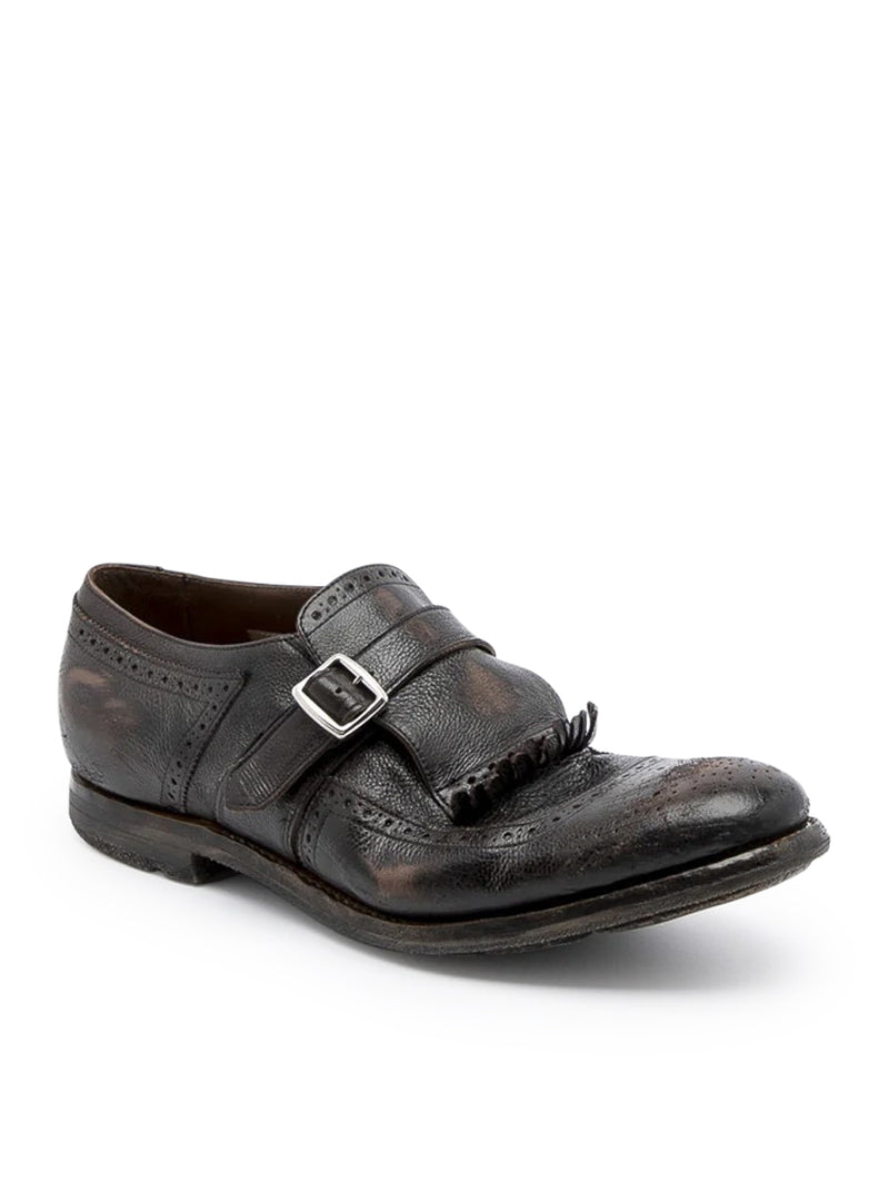 Suitnegozi Shanghai Monk Strap in pelle di Vitello Glacé Soddisfazione Garantita