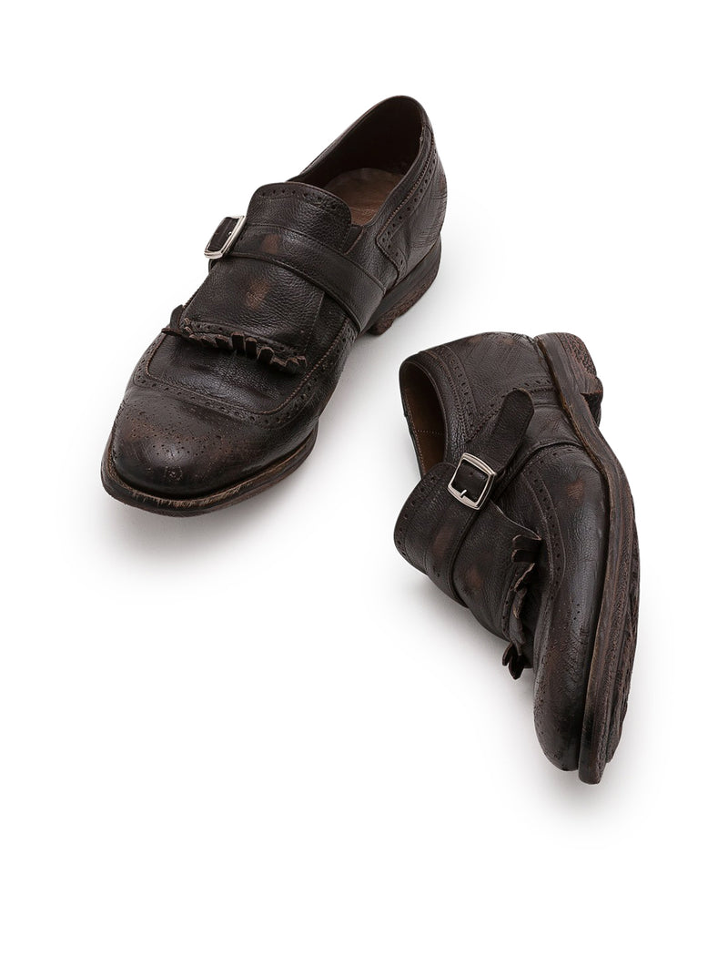 Suitnegozi Shanghai Monk Strap in pelle di Vitello Glacé Soddisfazione Garantita