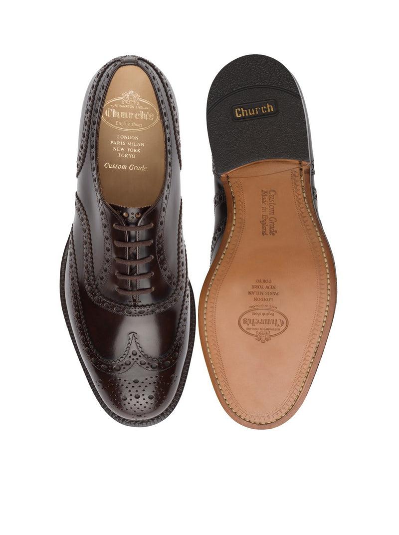 Suitnegozi Oxford Brogue Burwood in Pelle di Vitello Spazzolato Prezzo di fabbrica