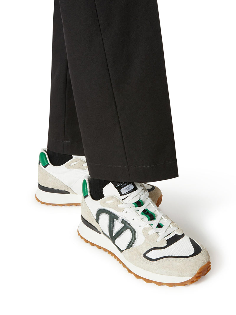 Suitnegozi SNEAKER LOW-TOP VLOGO PACE IN CROSTA TESSUTO E VITELLO Offerta Giorno del Papà