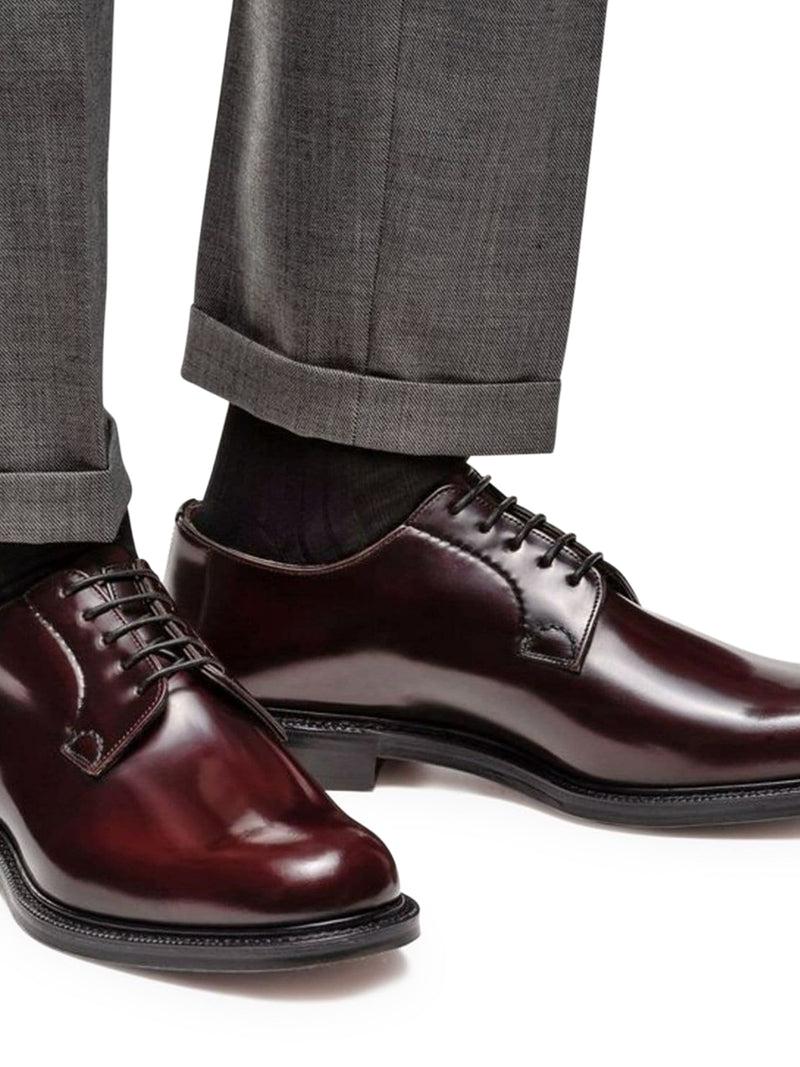 Suitnegozi Shannon Derby in Pelle di Vitello Spazzolato Latest fashion