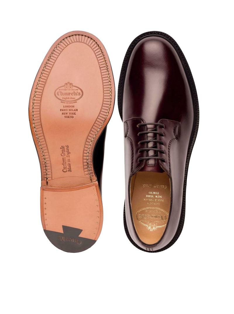Suitnegozi Shannon Derby in Pelle di Vitello Spazzolato Latest fashion