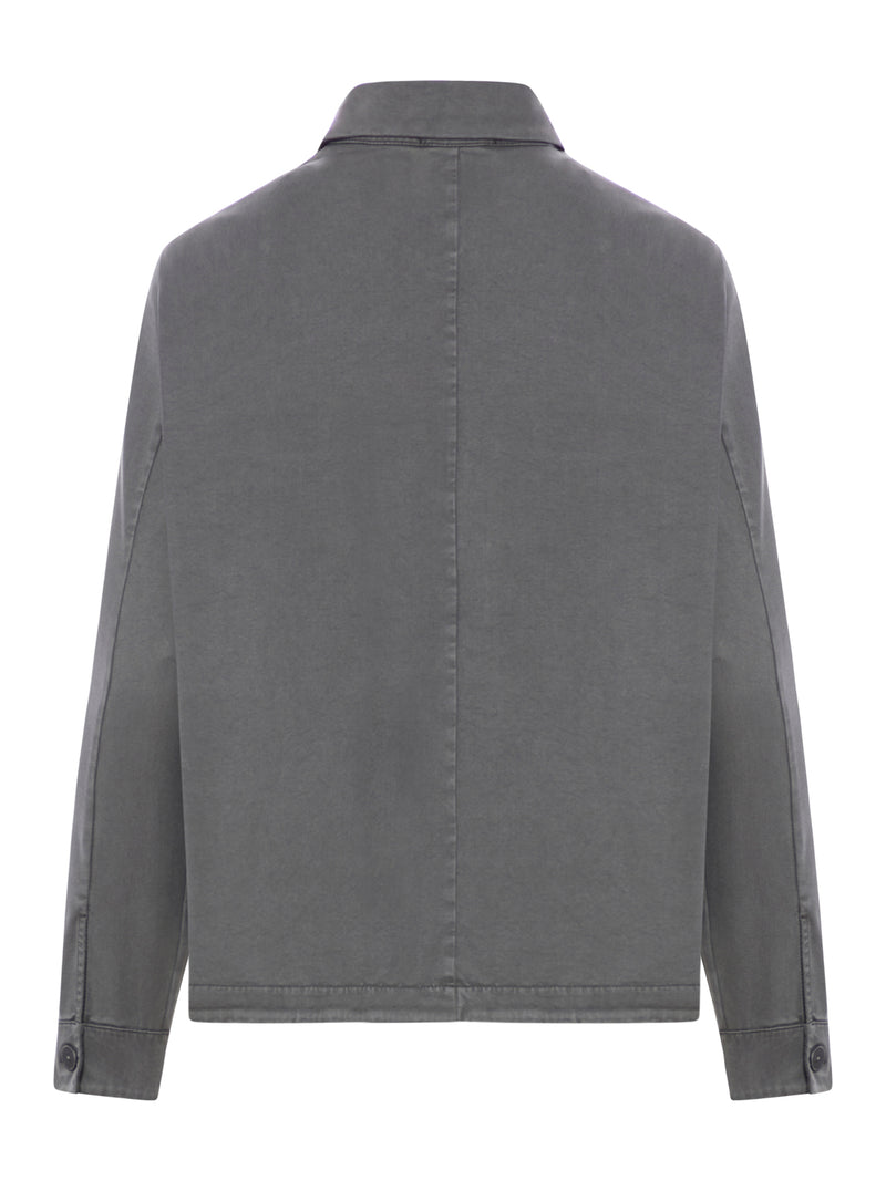 Suitnegozi Giacca/camicia in raso di cotone stretch Super Saving Price