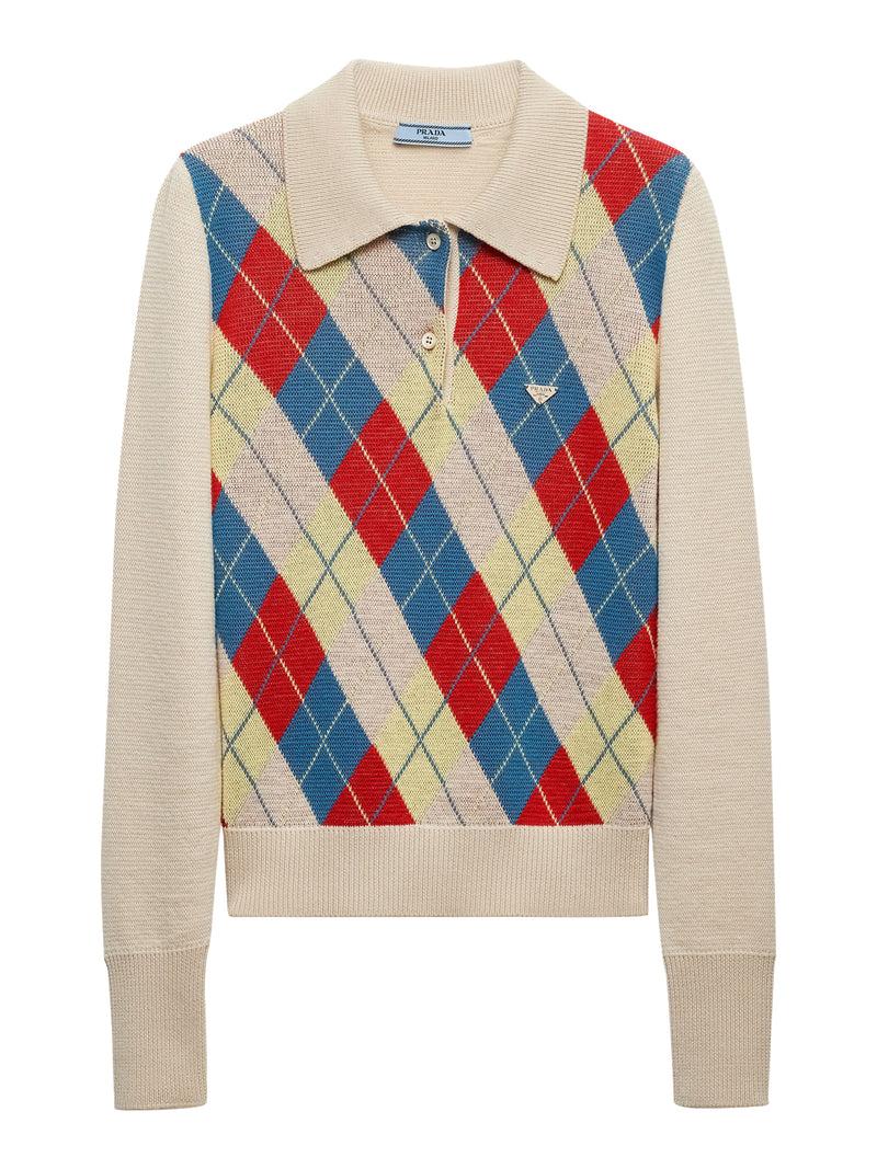 Suitnegozi Polo argyle in lana Latest stili