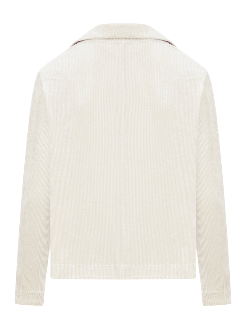 Suitnegozi Giacca in velluto a coste di viscosa e cotone stretch Fino al 55% di sconto