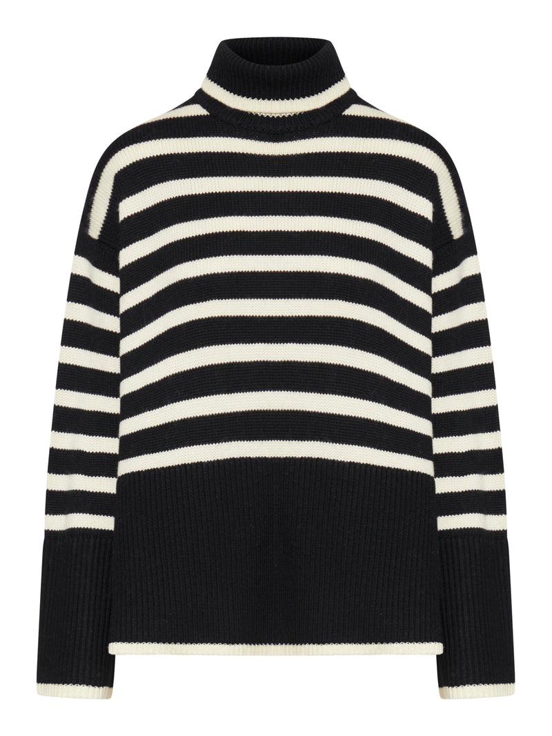 Suitnegozi MAGLIA DOLCEVITA IN LANA A RIGHE Promozione Limitata