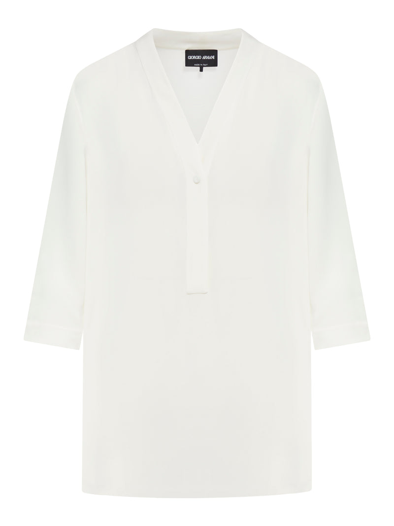 Suitnegozi BLUSA IN SETA CON SCOLLO A V