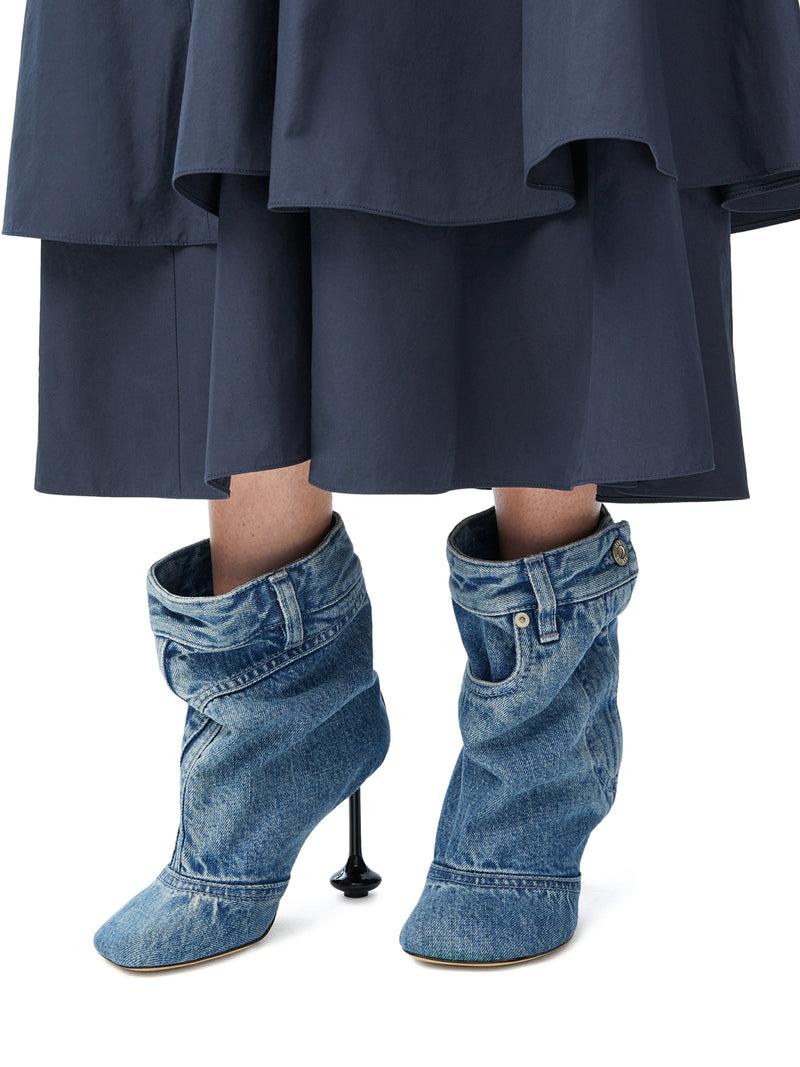 Suitnegozi Stivaletto Toy in denim lavato Offerte esclusive