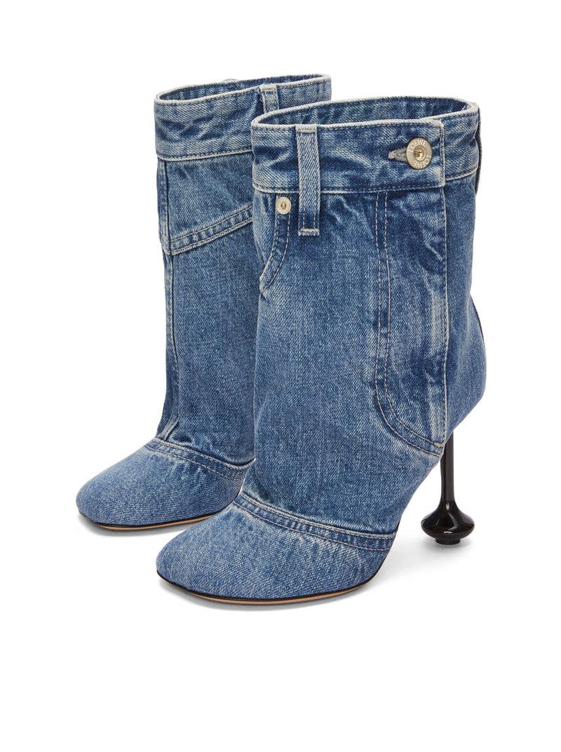 Suitnegozi Stivaletto Toy in denim lavato Offerte esclusive
