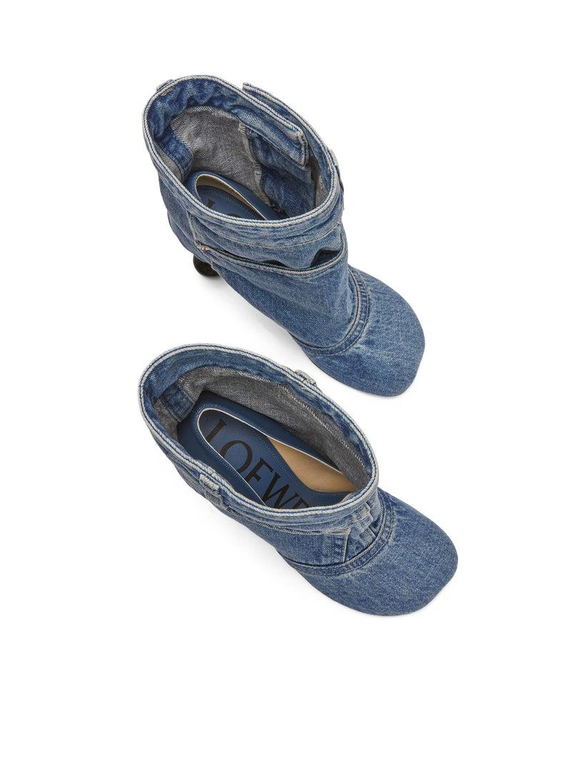 Suitnegozi Stivaletto Toy in denim lavato Offerte esclusive