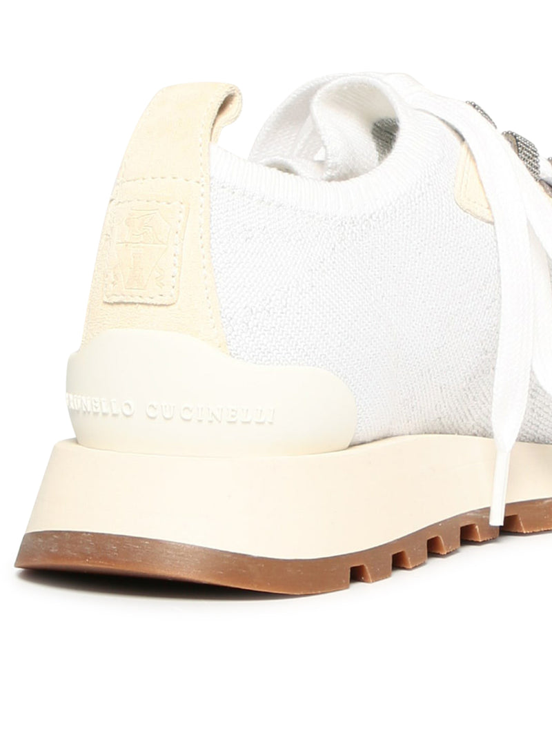 Suitnegozi Sneakers Brunello Cucinelli in maglia con lurex Fino al 60% di sconto
