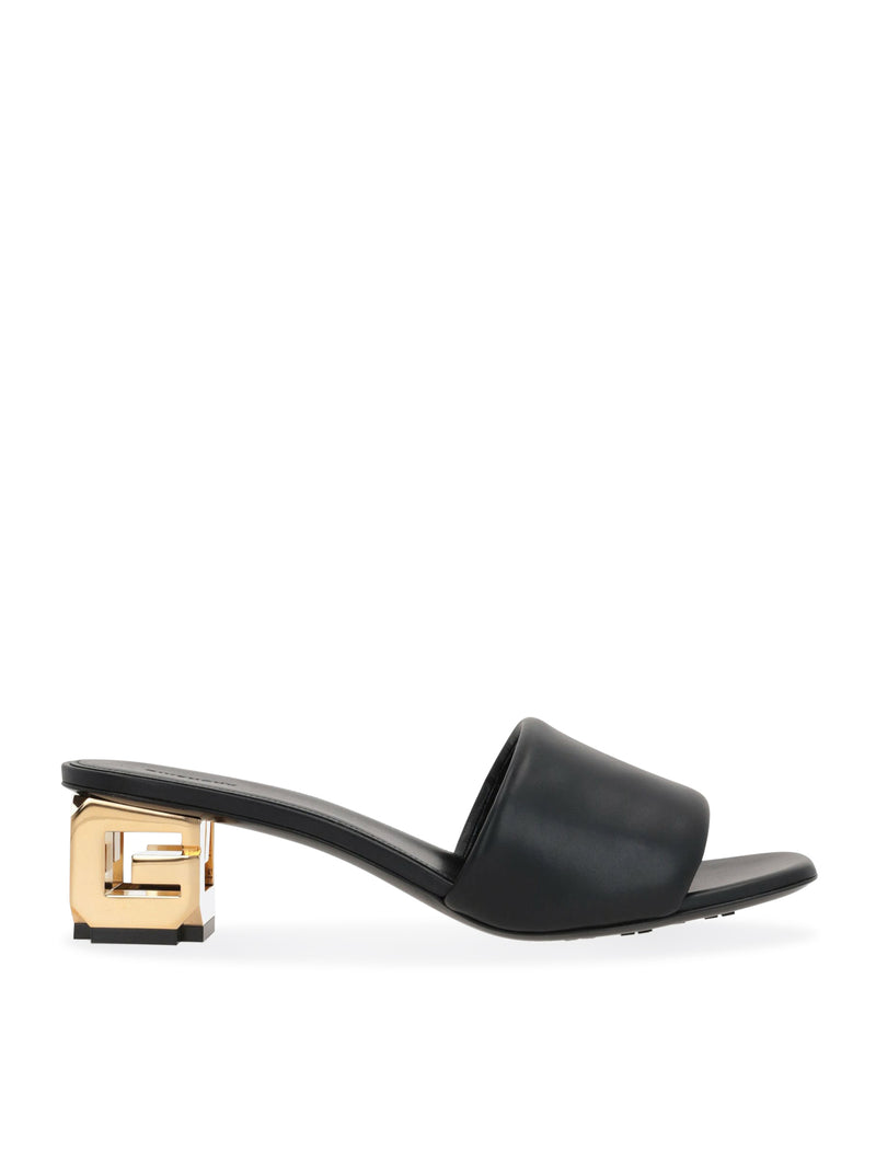 Suitnegozi SANDALO G CUBE IN PELLE LISCIA