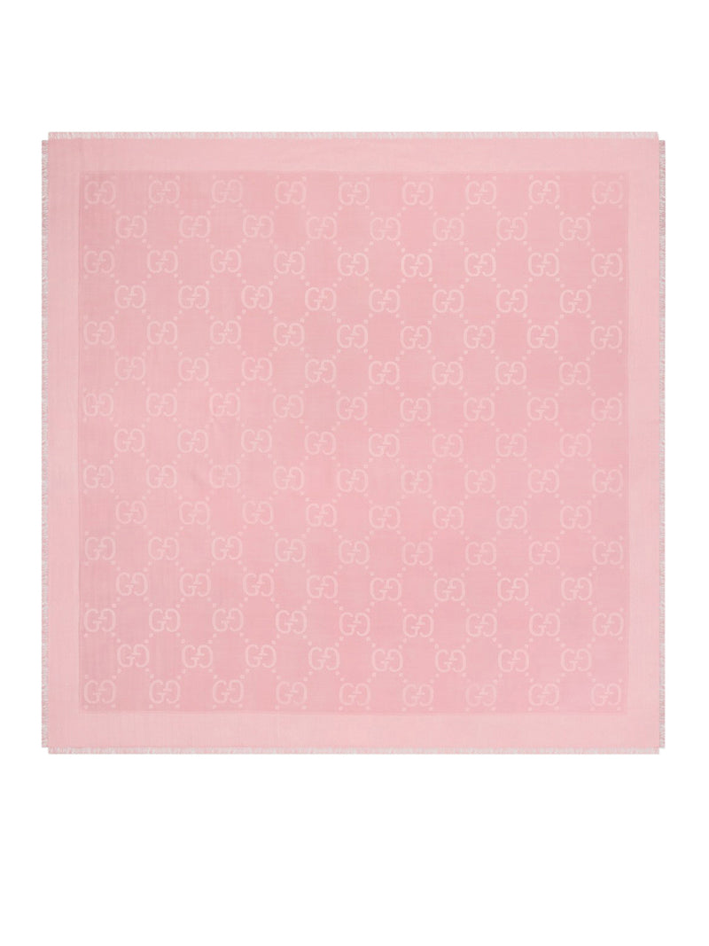 Suitnegozi SCIALLE IN LANA E SETA JACQUARD CON MOTIVO GG In vendita