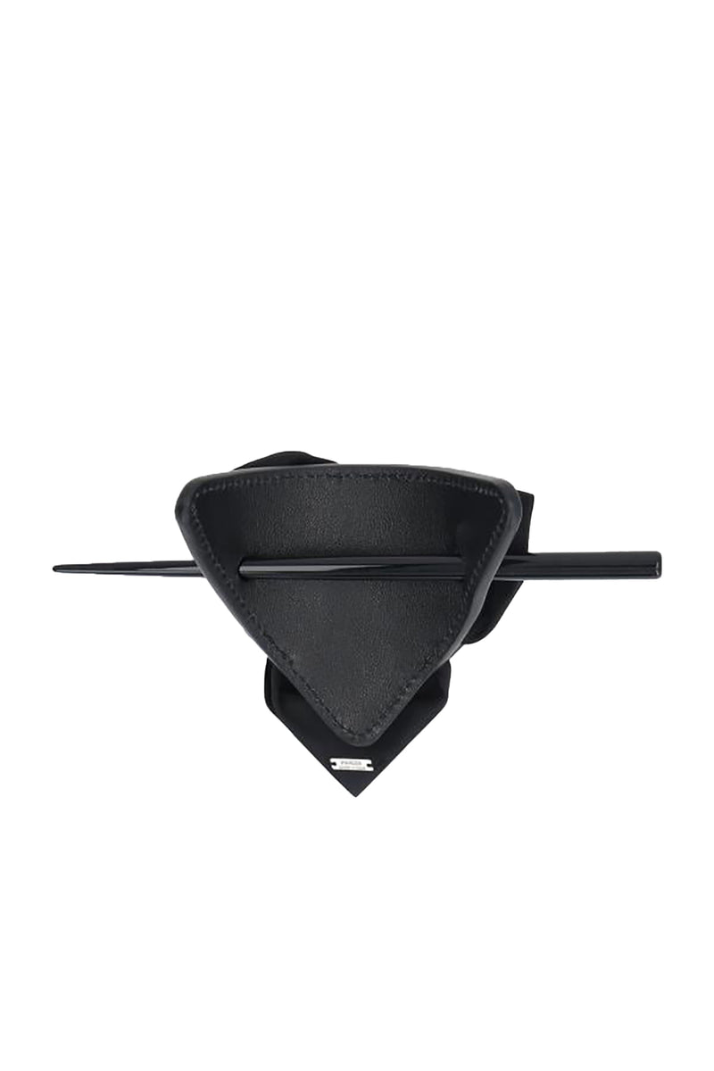 Suitnegozi FERMAGLIO PER CAPELLI IN PELLE LISCIA E RE-NYLON Acquista Ora