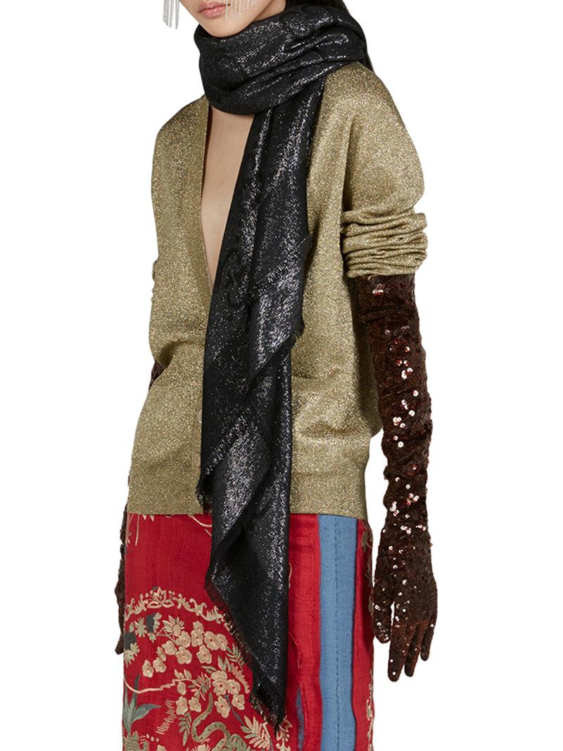 Suitnegozi Scialle GG jacquard in lamé Affare Del Giorno