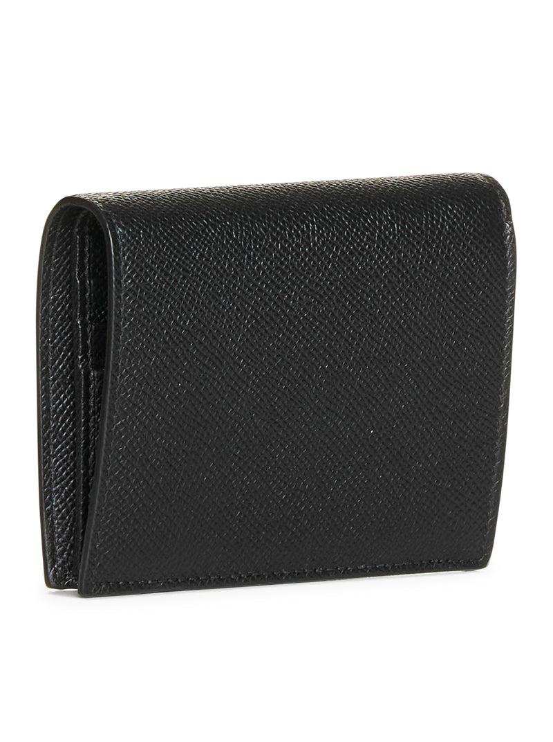 Suitnegozi Portafoglio in pelle granulata nera firmato Salvatore Ferragamo Offerte