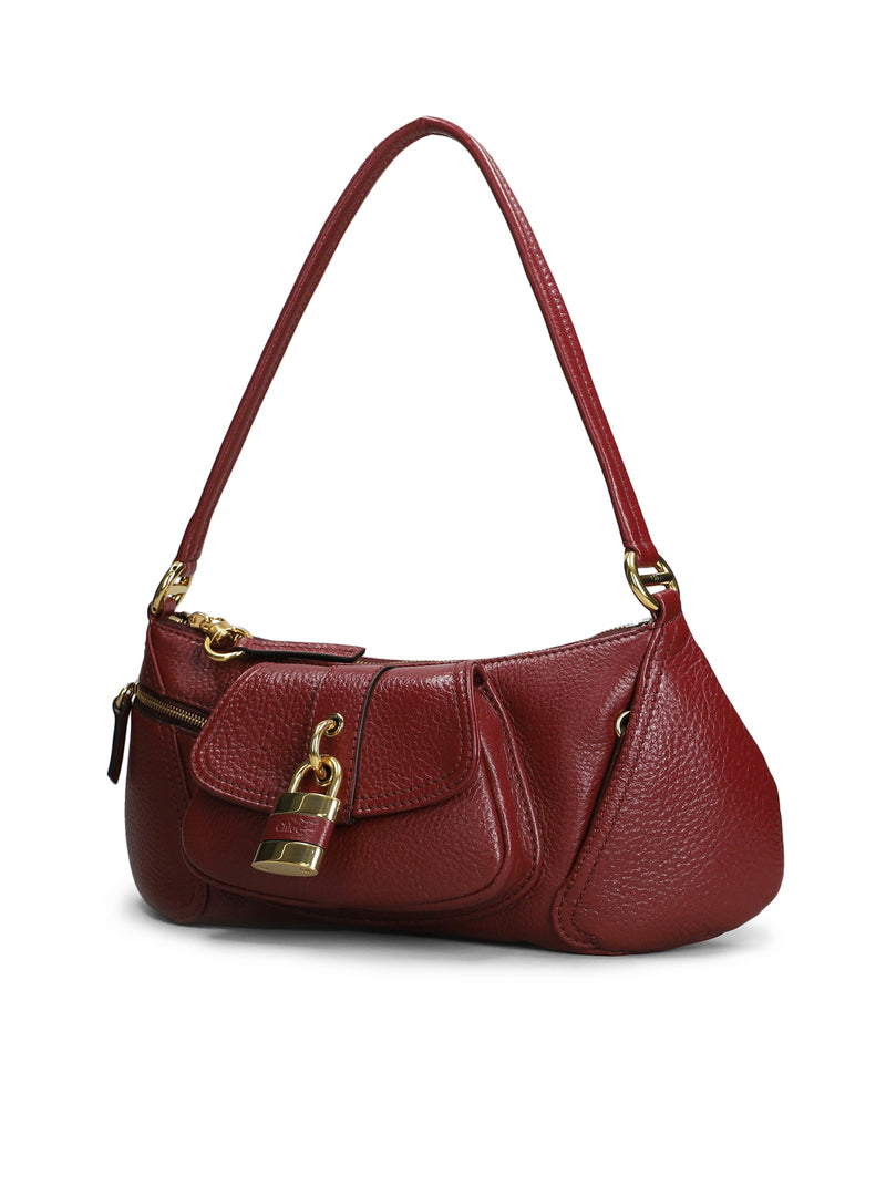 Suitnegozi BORSA A SPALLA 99 IN PELLE GRANATA Prezzo di fabbrica