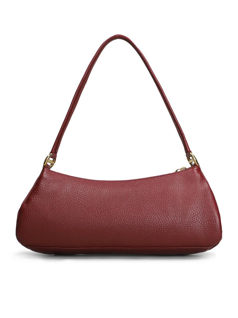 Suitnegozi BORSA A SPALLA 99 IN PELLE GRANATA Prezzo di fabbrica
