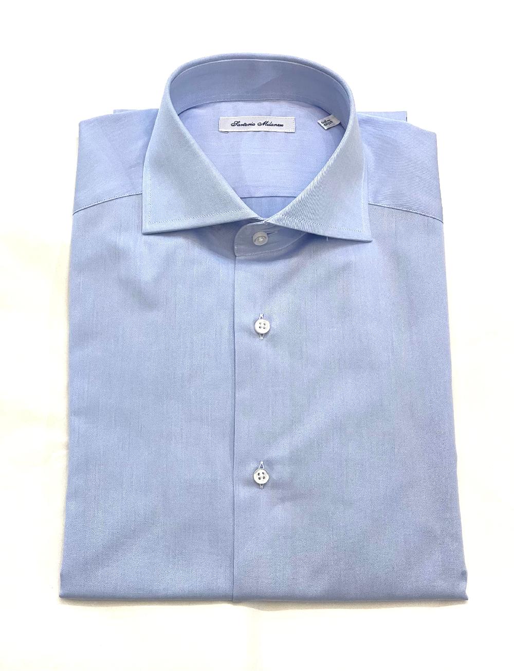 Sartoria Milanese Camicia Slim cotone non stiro personalizzabile Saldi Di Fabbrica