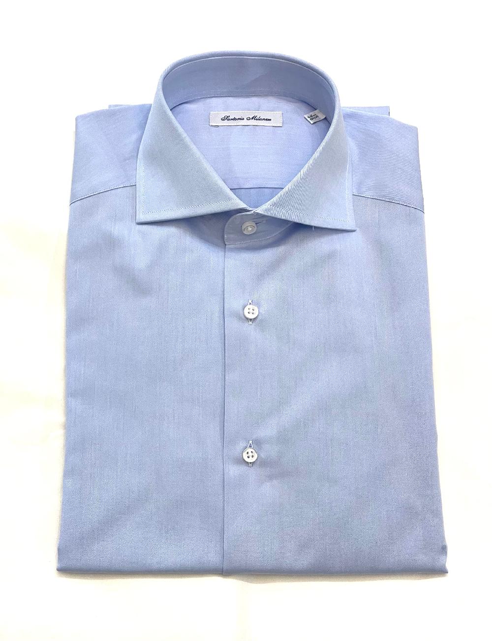 Sartoria Milanese Camicia Slim cotone twill personalizzabile Italia