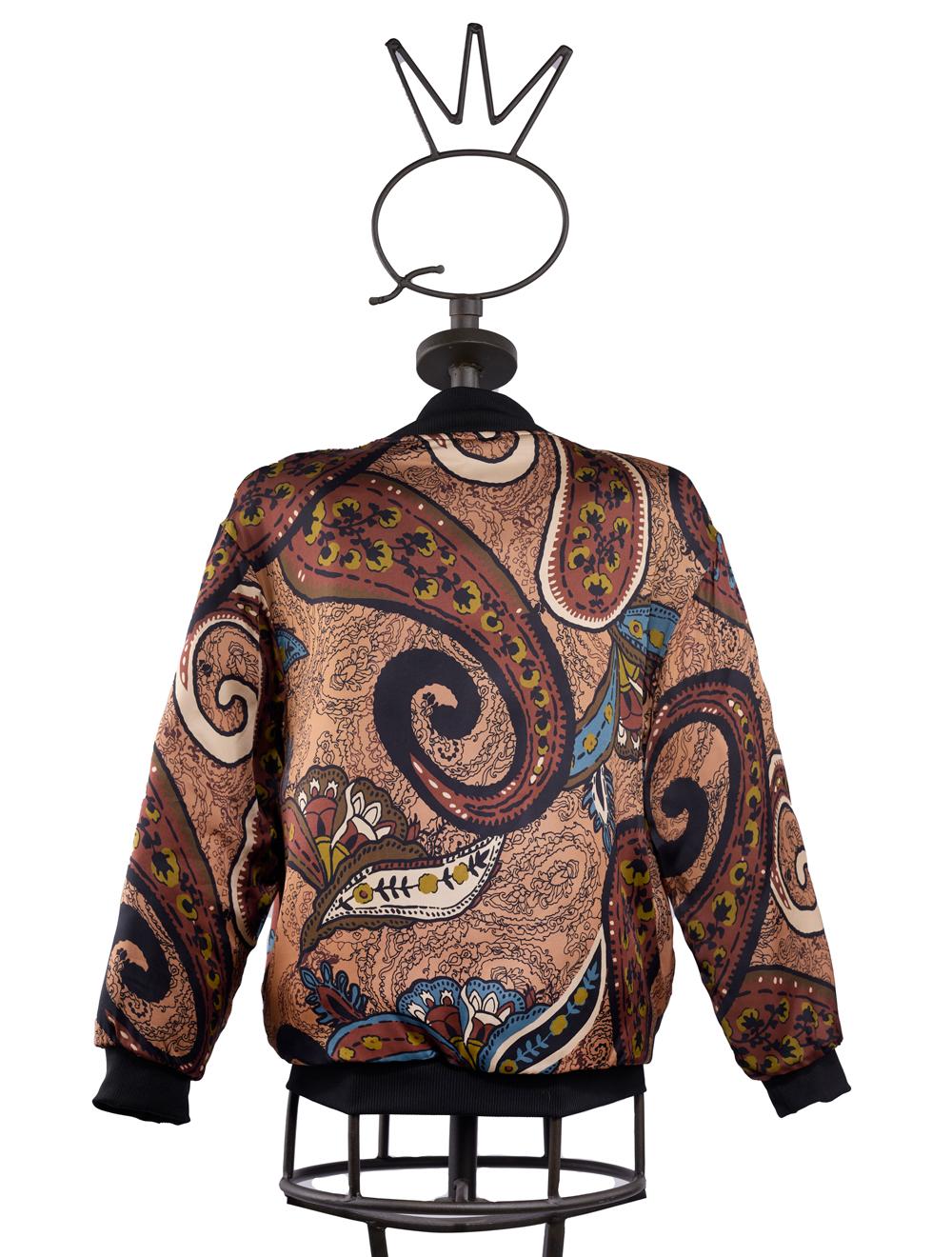 Save The Queen Bomber in tessuto stampato Promozione Limitata