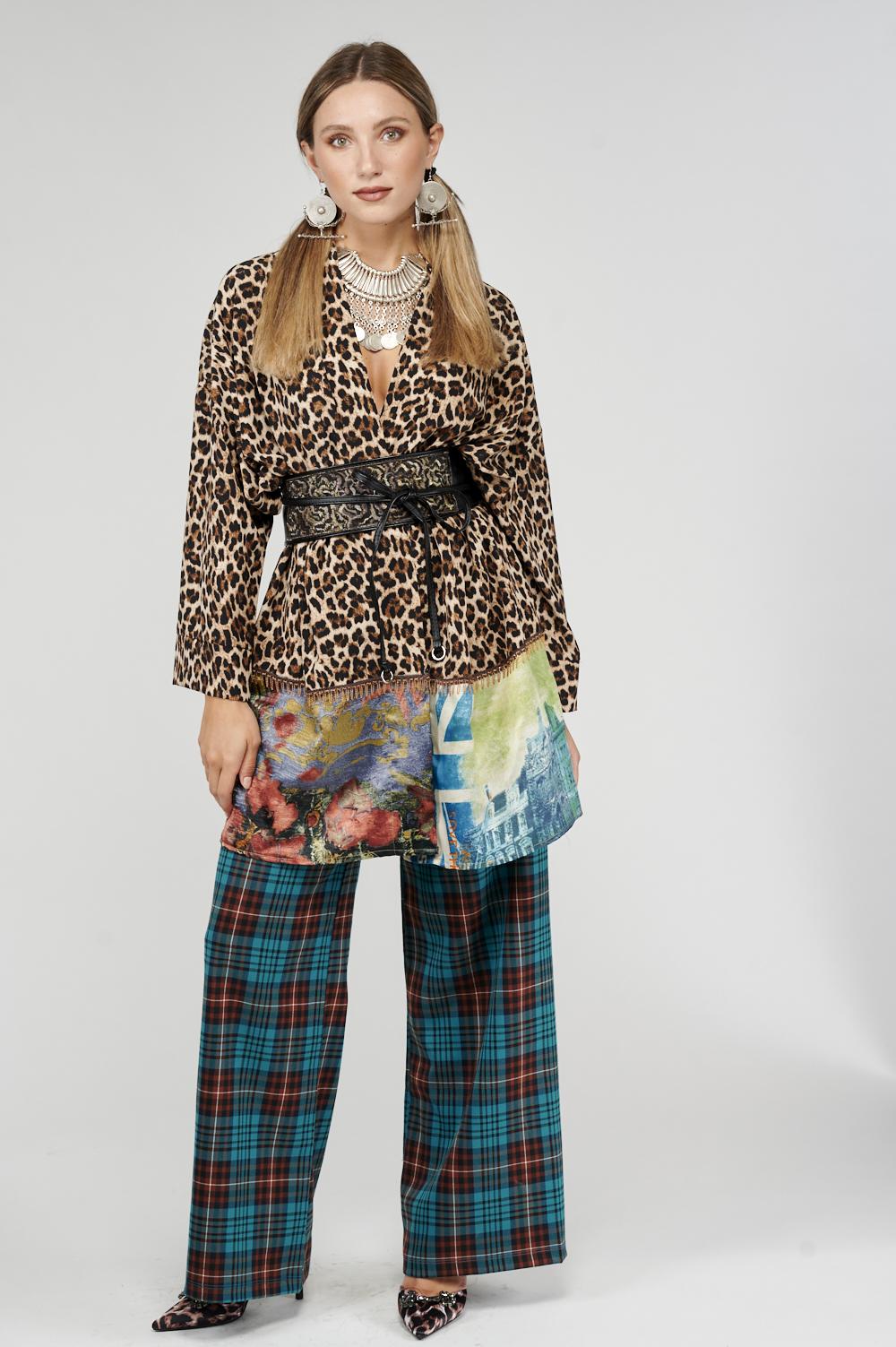 Save The Queen Kimono maculato Vendita Calda