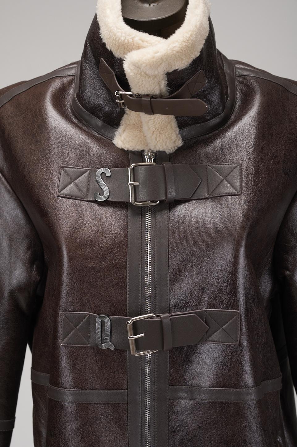 Save The Queen Eco-Shearling lungo Moda