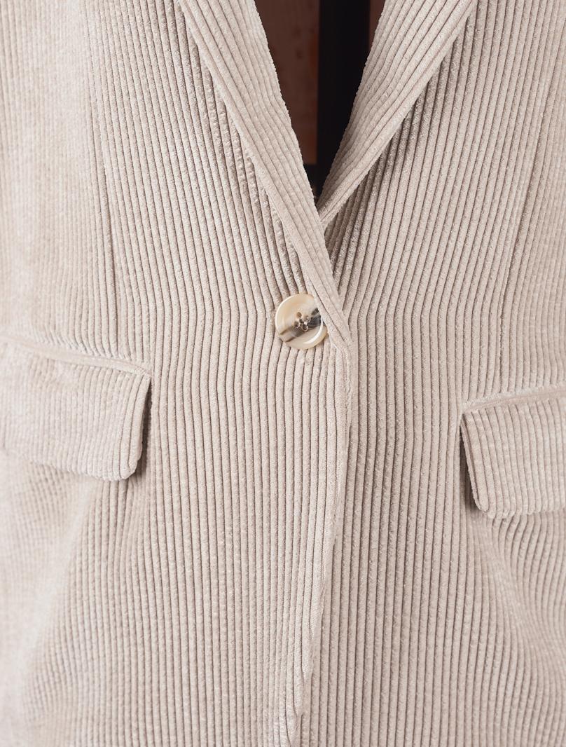 Save The Queen Giacca beige di velluto a coste Spedizione Gratuita