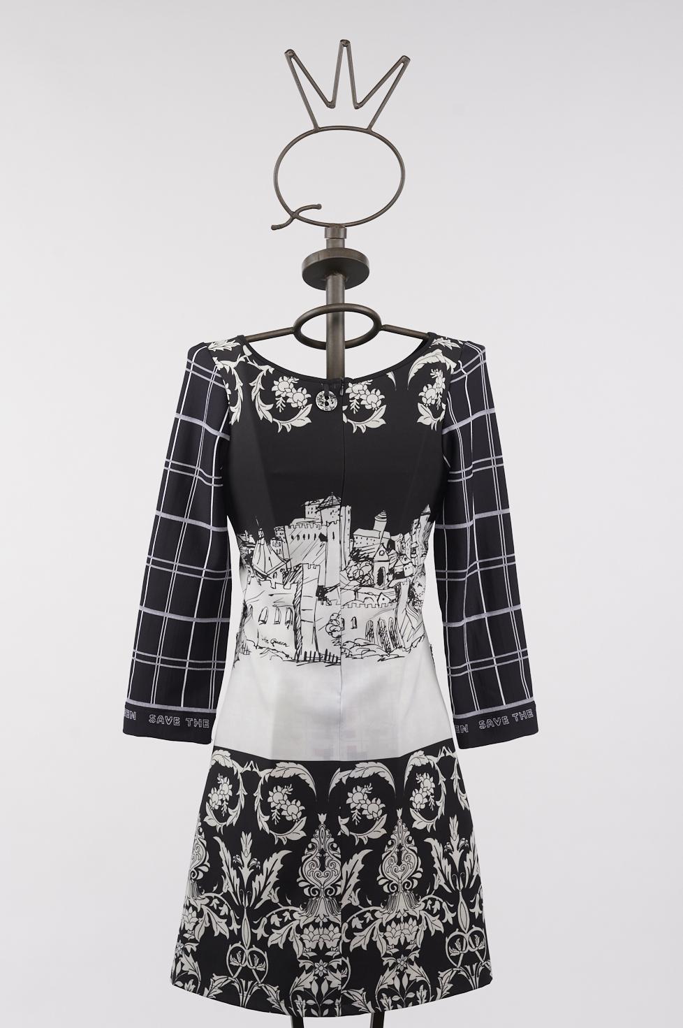 Save The Queen Vestito corto stampato Offerta