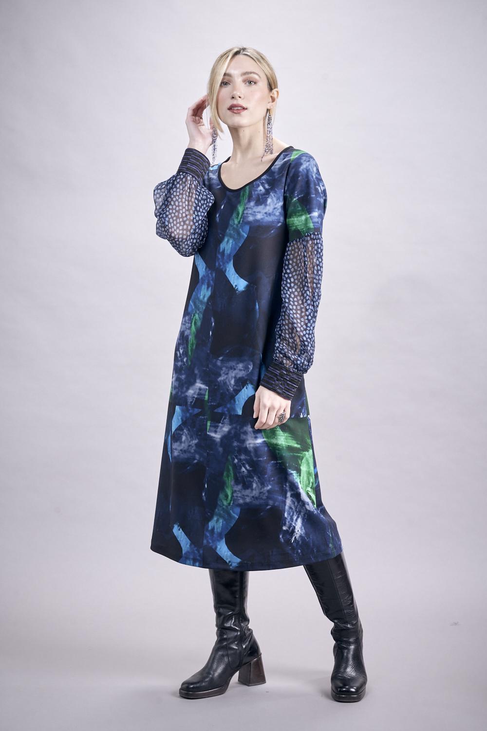 Save The Queen Vestito longuette con stampa “astrale” Spedizione Gratuita