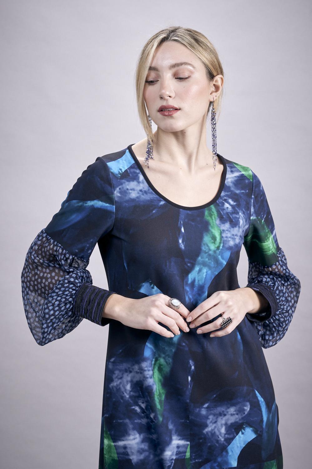 Save The Queen Vestito longuette con stampa “astrale” Spedizione Gratuita
