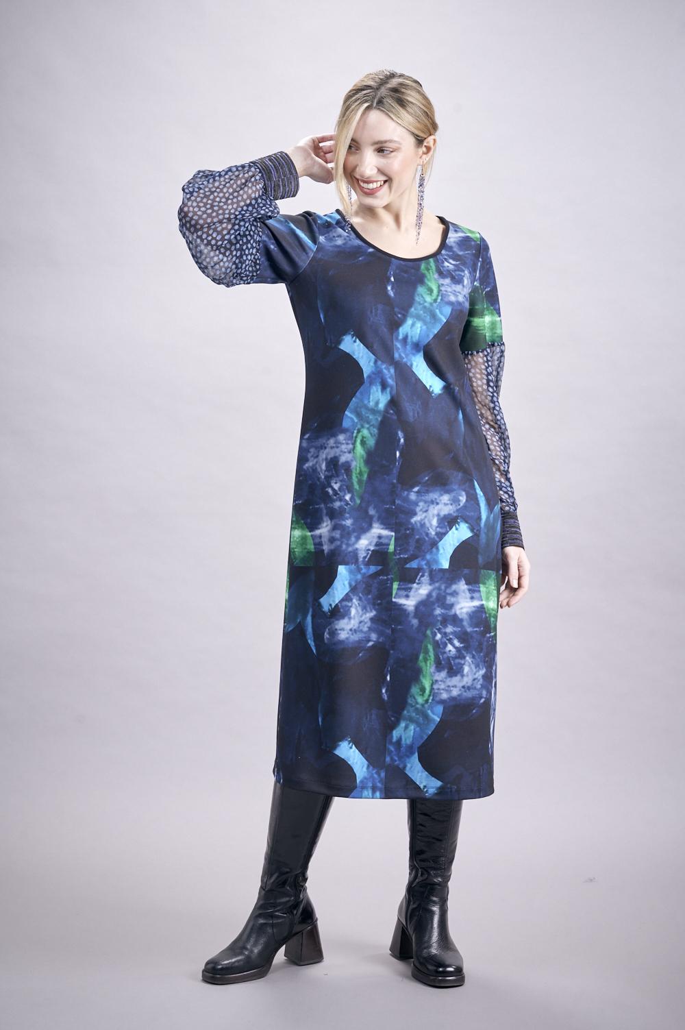 Save The Queen Vestito longuette con stampa “astrale” Spedizione Gratuita