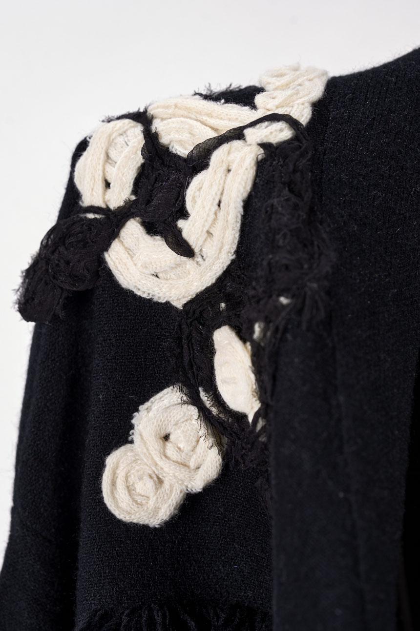 Save The Queen Cardigan lungo nero Vendite stagionali
