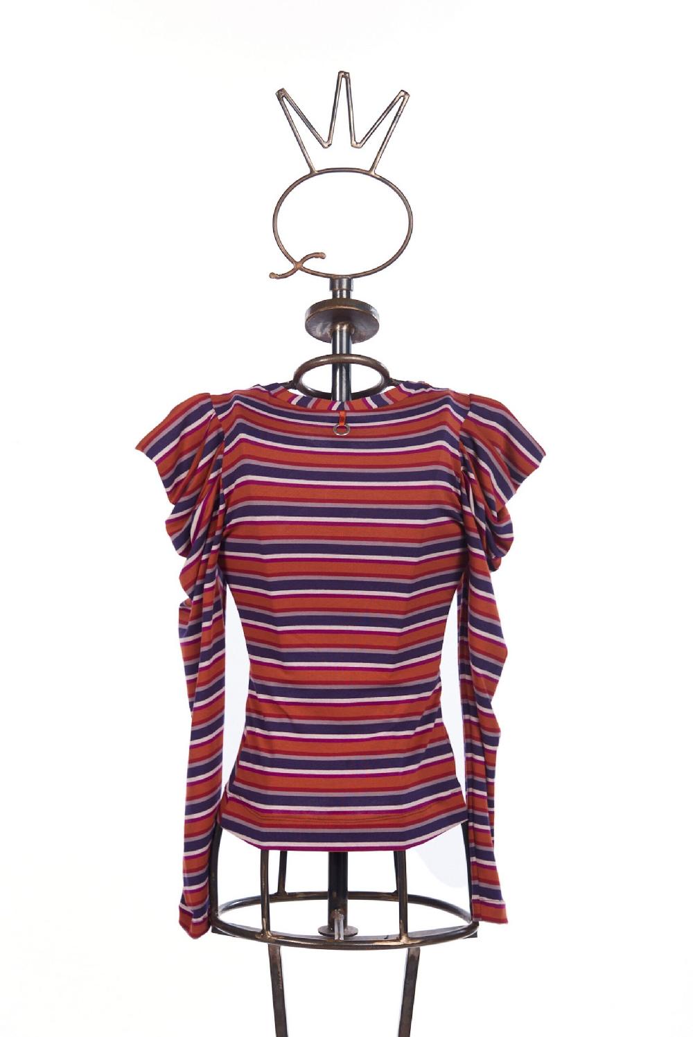 Save The Queen t-shirt a righe oblique I Più Venduti