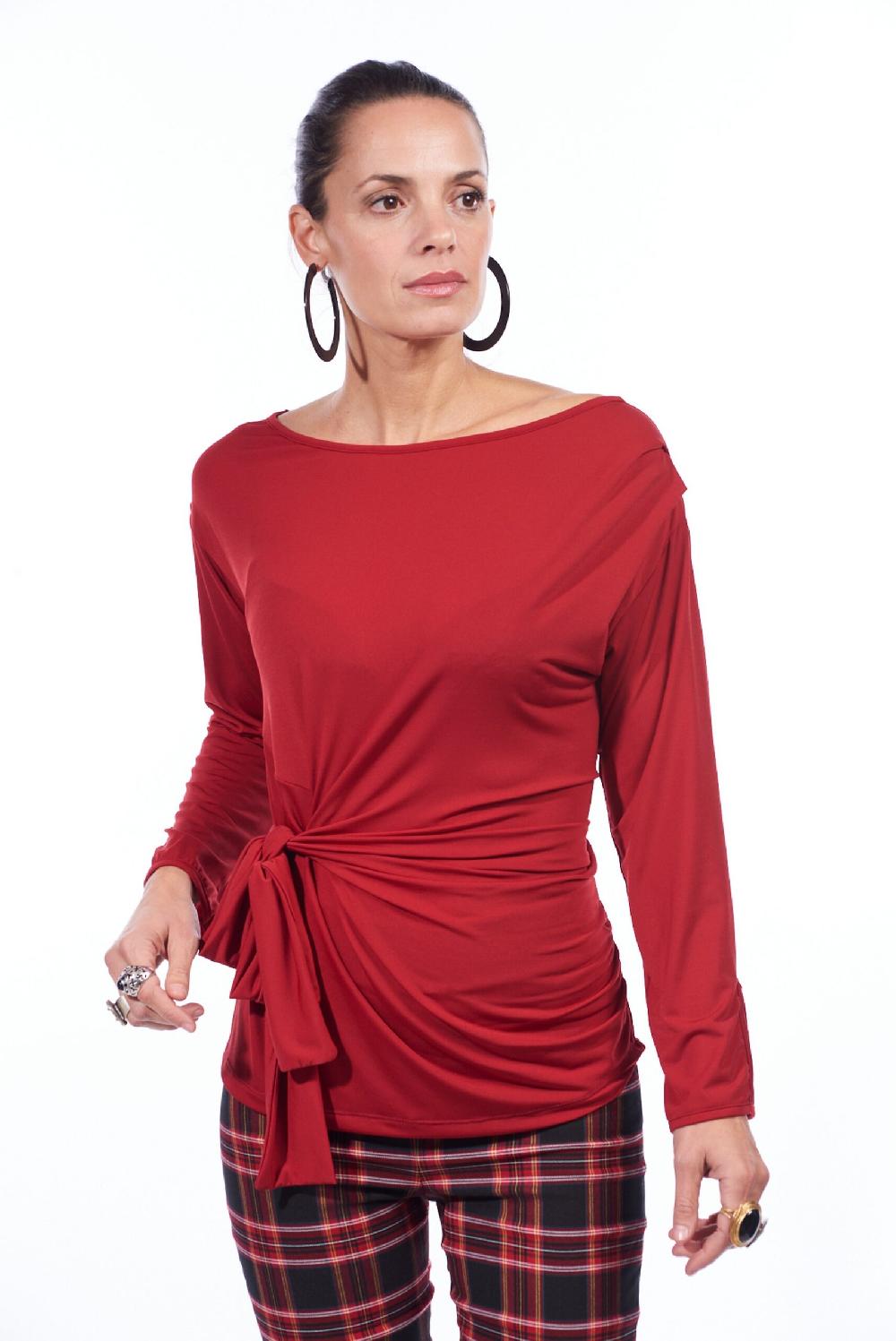 Save The Queen t-shirt in jersey rosso cardinale Vendite Flash