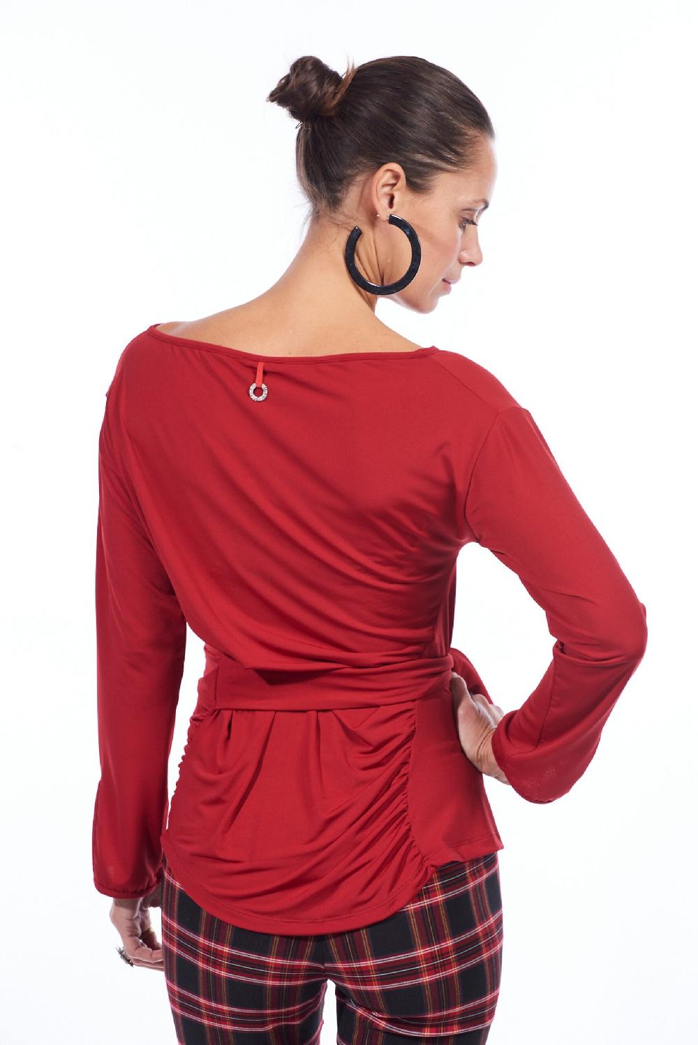 Save The Queen t-shirt in jersey rosso cardinale Vendite Flash