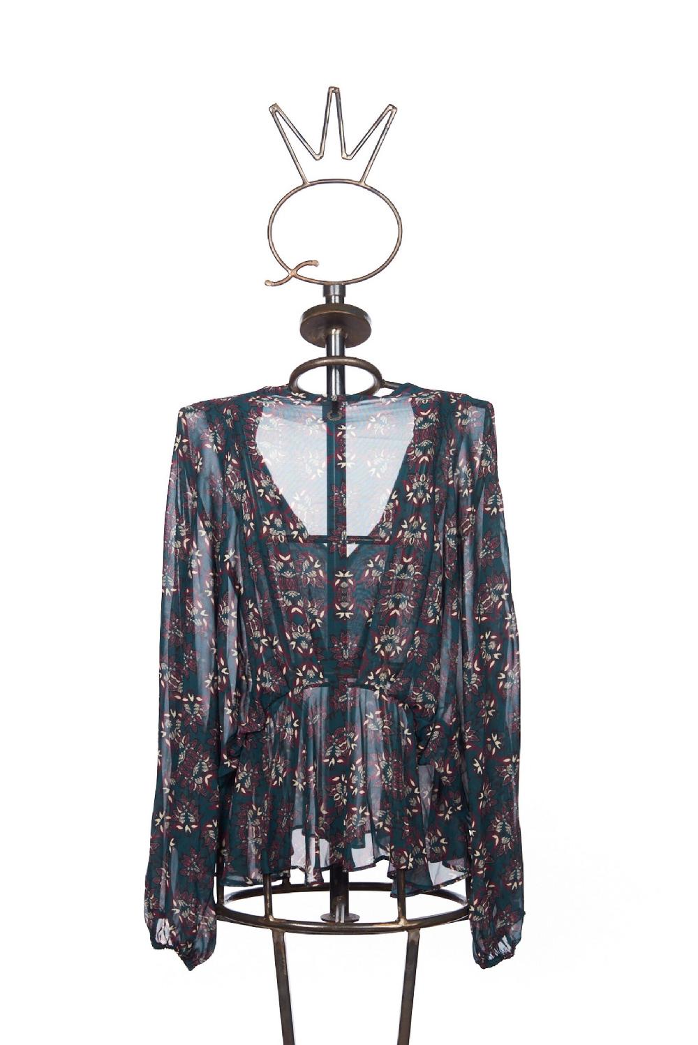 Save The Queen blusa con stampa floreale 2025