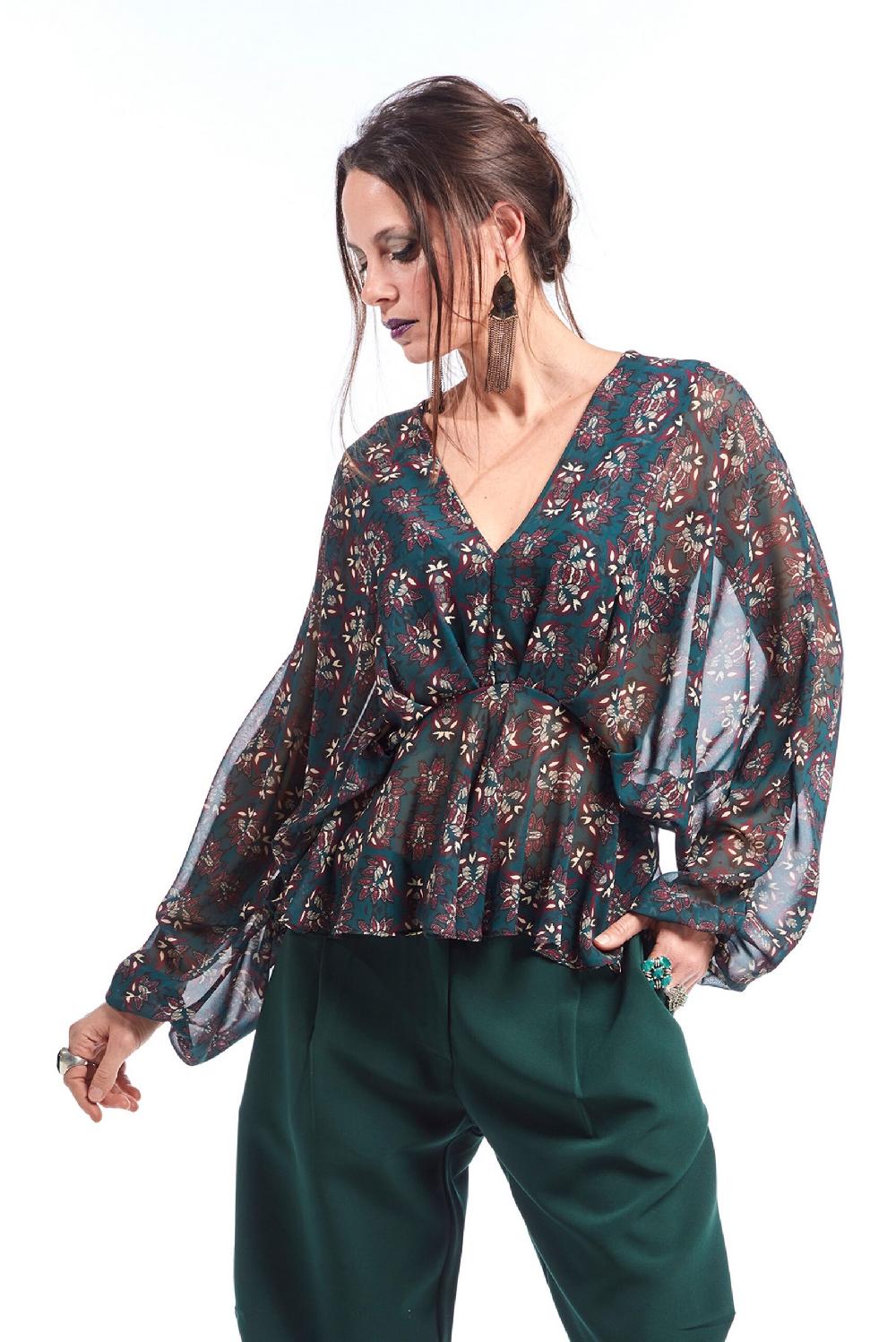 Save The Queen blusa con stampa floreale 2025