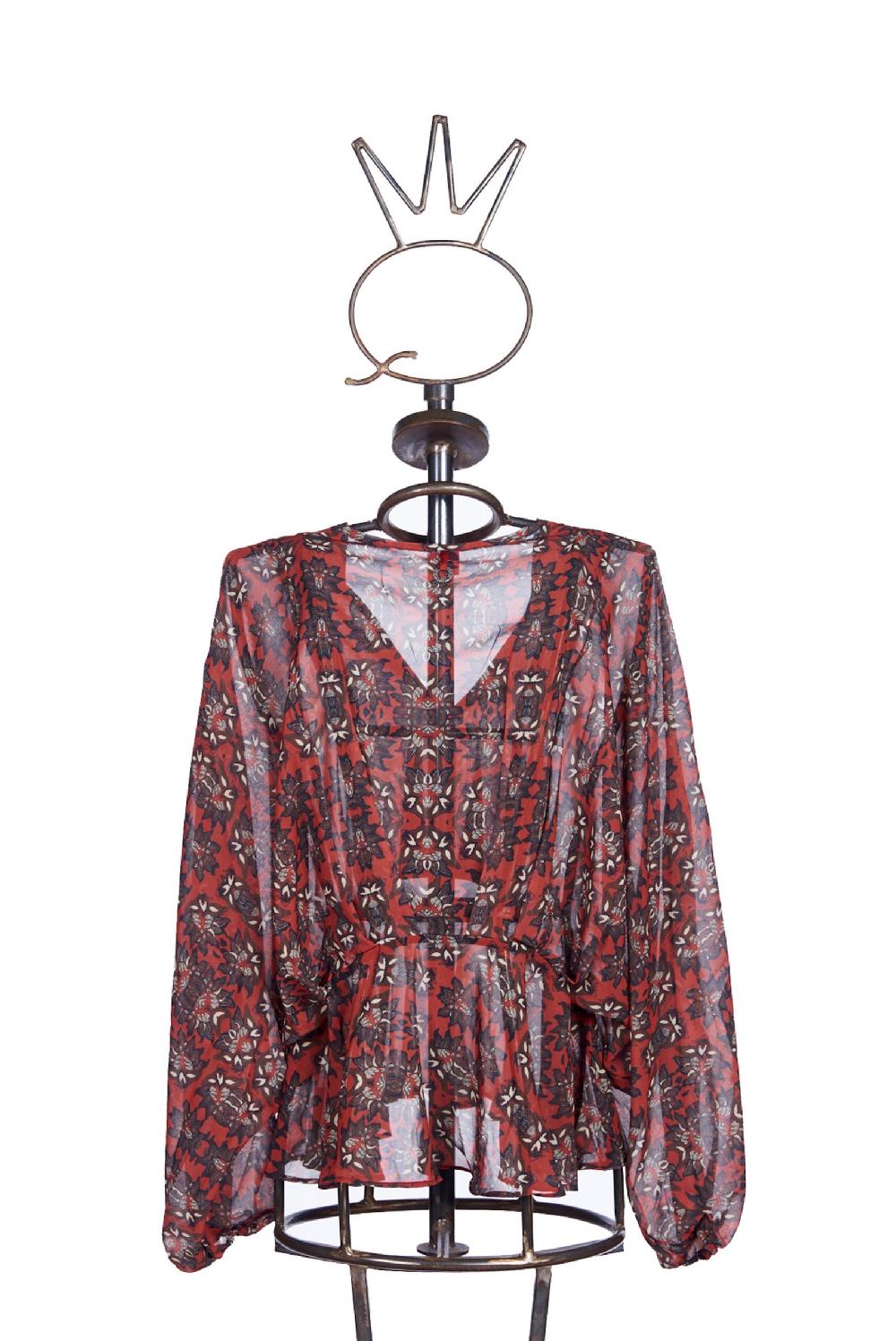 Save The Queen blusa con stampa floreale Italy