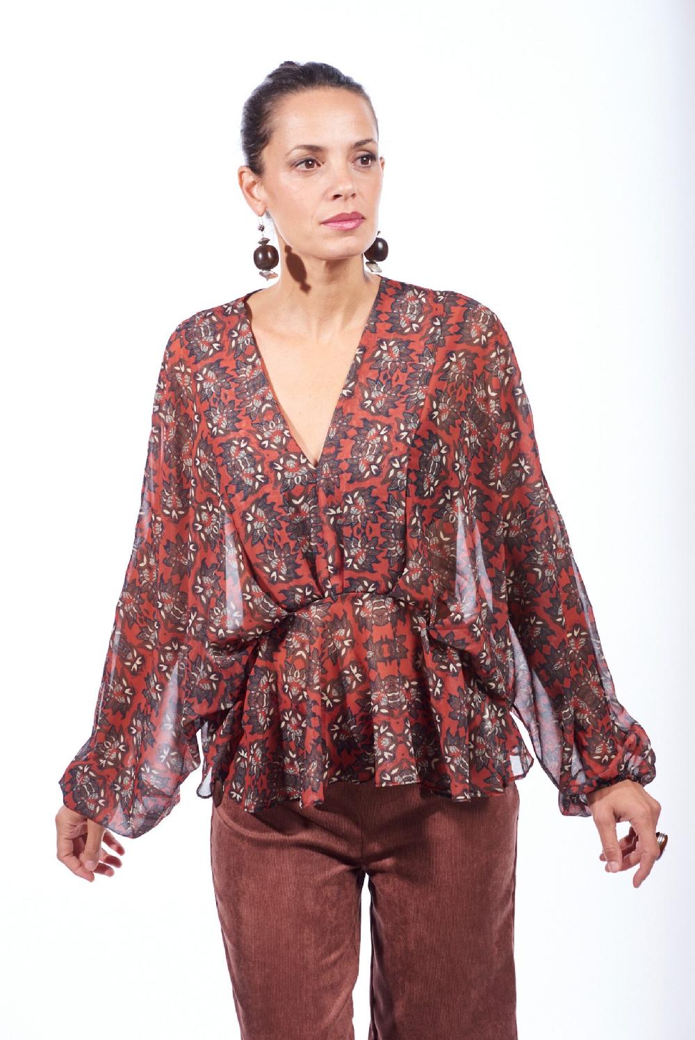 Save The Queen blusa con stampa floreale Italy