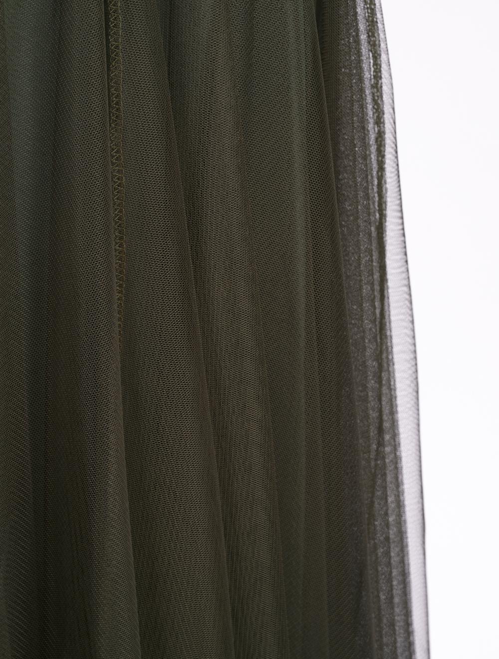 Save The Queen Gonna lunga in tulle verde militare I Più Venduti