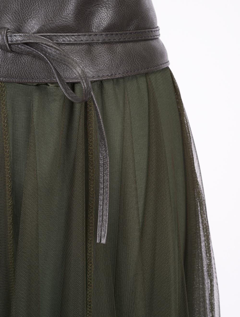 Save The Queen Gonna lunga in tulle verde militare I Più Venduti
