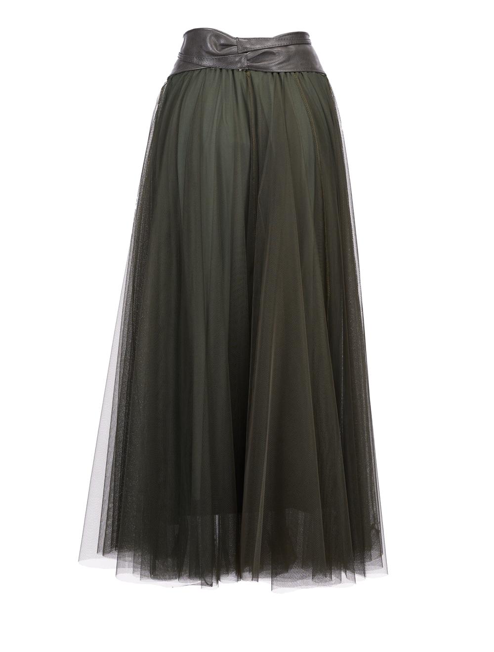 Save The Queen Gonna lunga in tulle verde militare I Più Venduti