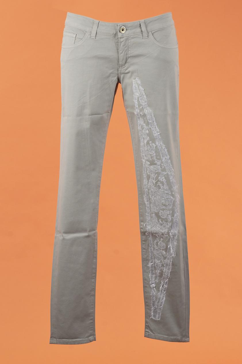 Save The Queen Jeans in cotone ricamato Italy