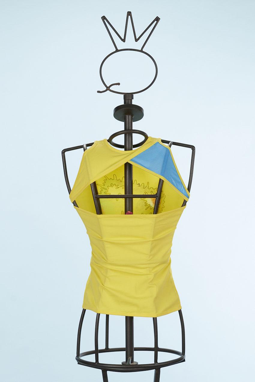 Save The Queen Top giallo Vendita Economica