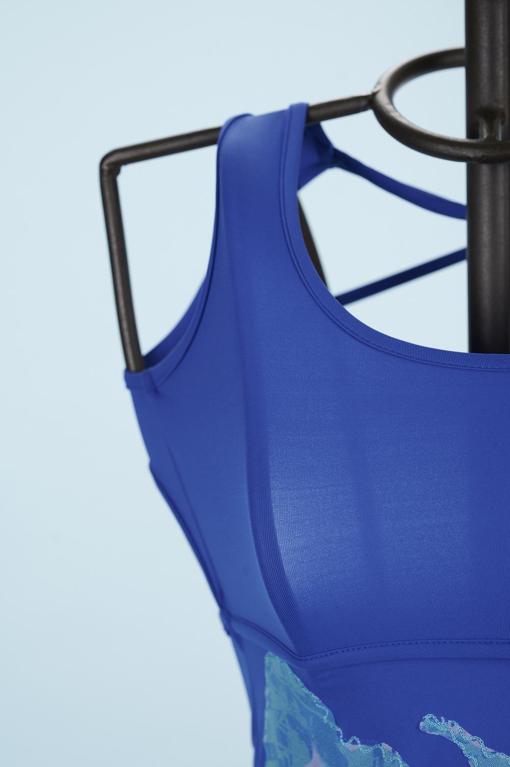 Save The Queen Top bluette Saldi Di Fabbrica